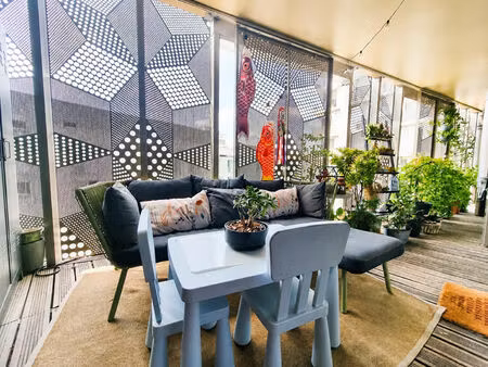 vente appartement 4 pièces  100.00m²  paris 13