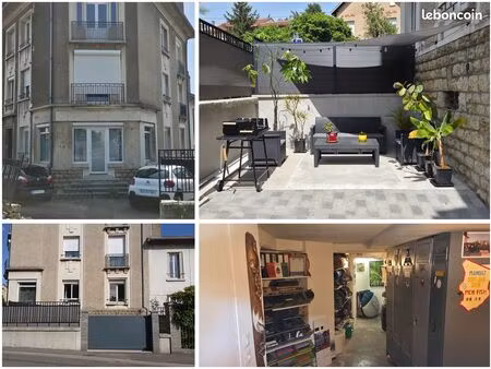 appartement t2 lumineux de 62 m² avec terrasse et garage de 30 m²