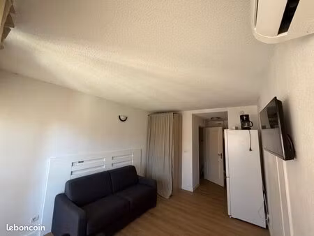 studio meublé à louer – cap d’agde – résidence avec piscine