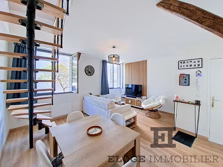 appartement 2 pièces meublé de 40m² en duplex - rouen droite - secteur chu / st marc