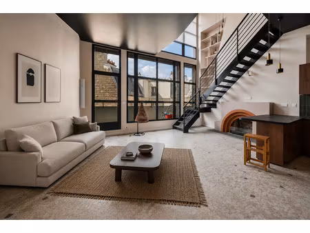 location meublée duplex 3 pièces 56 m² à paris 16ème (75016)  4 180 €