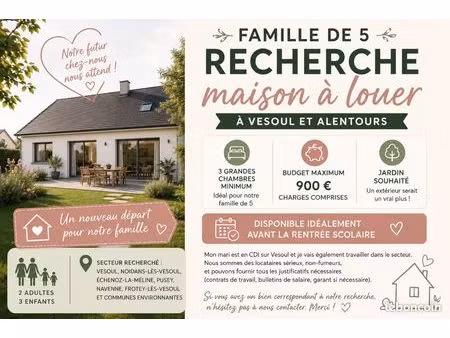 recherche maison à louer 3 chambres
