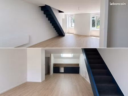 appartement t2 rénové – 49 m² au sol (41 m² loi carrez) – centre-ville de chagny