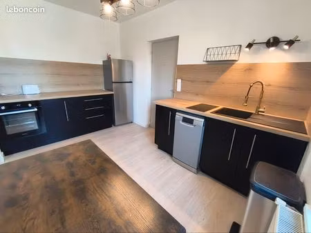 loue en meublé bel appartement lumineux t2 de 50m2 centre ville refait a neuf luneville ce