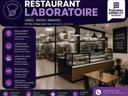 secteur augny - restaurant / laboratoire traiteur 200 m² - zone commerciale messine