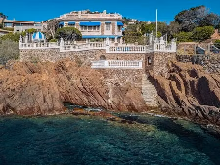 proche cannes - anthéor - villa art déco pieds dans l'eau - mzimd061