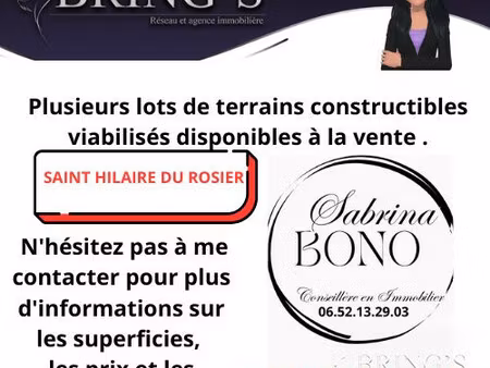 en vente terrain non constructible – 72 500 € |saint-hilaire-du-rosier
