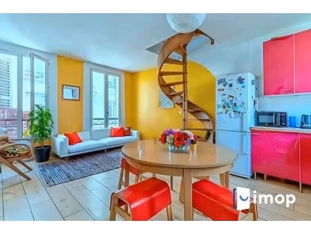 duplex de 122m² à 2 min du métro 13 porte de paris à très faibles charges