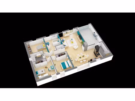 vente maison neuve 5 pièces 91 m² à gennes-sur-seiche (35370)  180 947 €