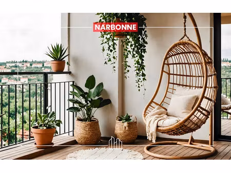 vente appartement neuf 4 pièces 98m2 narbonne - 438900 € - surface privée