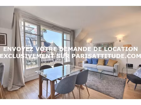 location meublée appartement 2 pièces 67 m² à paris 16ème (75016)  2 900 €