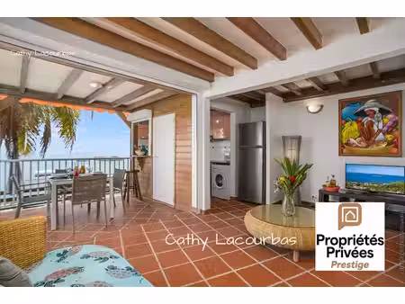 achat appartement 3 pièces 55m² bouillante 97125