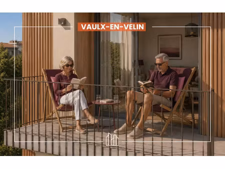 vente appartement neuf 2 pièces 42m2 vaulx-en-velin - 186000 € - surface privée