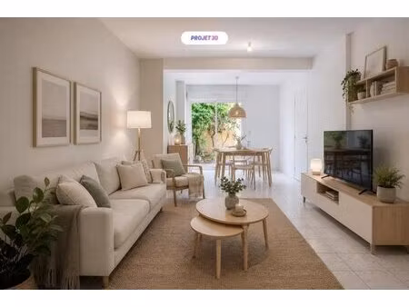 appartement t3 avec un grand jardin de 120 m²