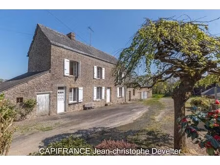 maison à vendre gorron (53) maison en pierres 3 chambres avec dépendances sur terrain de..