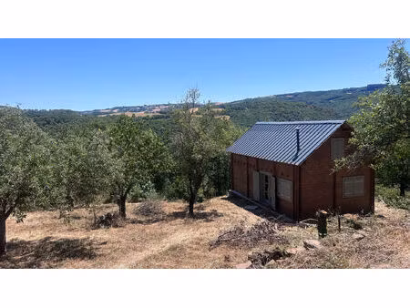 chalet bois récent (2023) aux normes rt 2012 calme absolu sur les hauteurs de brousse-le-c