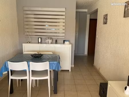 bel appartement t2 baigné de lumière – idéal location de septembre à juin à carnon-plage