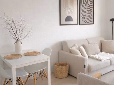 à louer – superbe t2 meublé de 37 m² entièrement rénové – résidence sécurisée