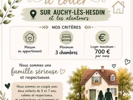 recherche maison ou appartement