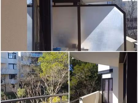 boutonnet t2 meublé 39 m² avec terrasse 12 m² et box fermé