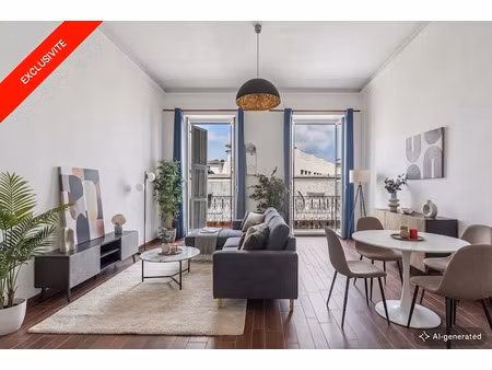 vente appartement 4 pièces 87.57 m² à nice (06000)  520 000 €