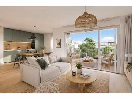 2 pieces  terrasse  parking