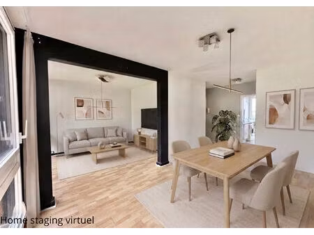 4 pièces 66 m² traversant sud - balcon  2 parkings - fontenay-le-fleury