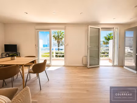 palavas-les-flots f4 vue mer  balcon et double parking