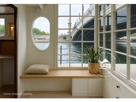 appartement sur l'eau avec vue exceptionnelle - 45 m2 - paris