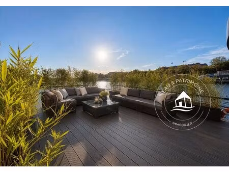 appartement sur l'eau luxueux avec vue tour eiffel - 100 m2 - paris