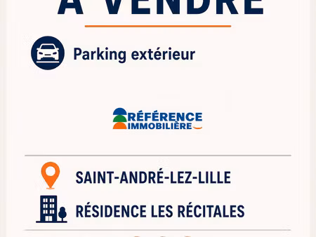 garage parking à vendre saint-andré-lez-lille