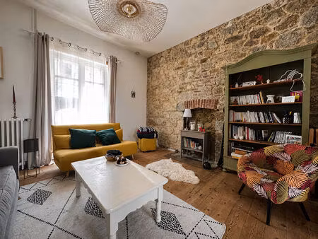 maison de caractère avec jardin à vendre à saint-brieuc entre la gare lgv et le centre-vil