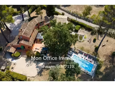 référence : 7110-pel - propriété avec deux logements indépendants  piscine et parc arboré 