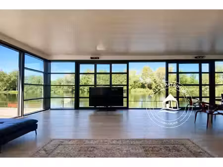 maison au bord de l'eau villeneuve-la-garenne 200 m2 environnement naturel