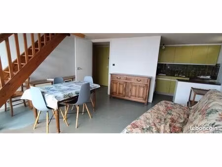 à louer – t2 meublé 39 m² – bail étudiant (septembre à juin) – la rochelle quartier saint-