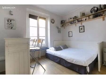location meublée studio 14m² plein cœur de nice calme et lumineux