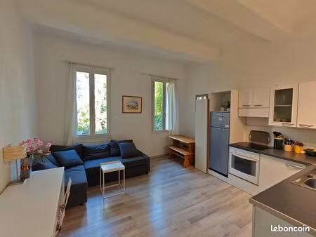 t2 meuble centre 30 m2 clair  calme 630 + 20 charges