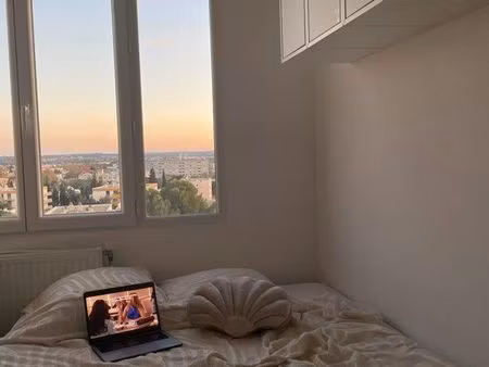 t2 meublé 28m² nîmes (capouchiné) – place privé  cave  cagibi  ascenseur