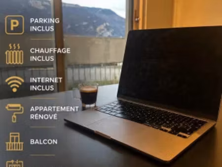 location meublée appartement 2 pièces 43 m² à grenoble (38000)  850 €