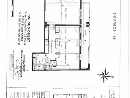 location appartement 3 pièces 62 m² à hendaye (64700)  814 €