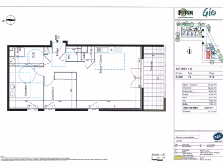 location appartement 3 pièces 67 m² à frejus (83600)  921 €