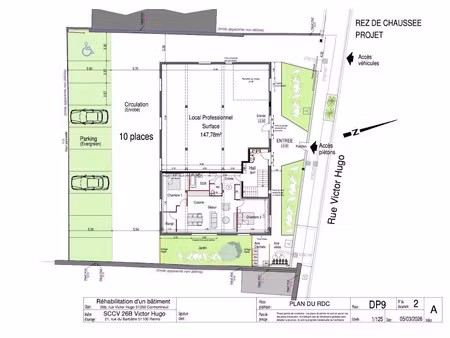 vente locaux professionnels à cormontreuil (51350)  220 000 €