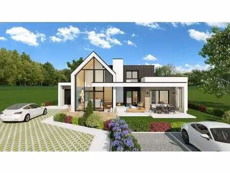 terrain avec maison neuve à vendre