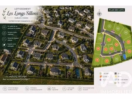 terrain constructible viabilisé à vendre