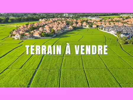 terrain constructible à vendre