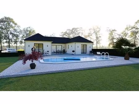 terrain avec maison neuve à vendre