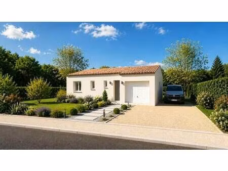 terrain avec maison neuve à vendre