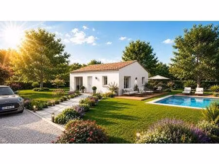 terrain avec maison neuve à vendre