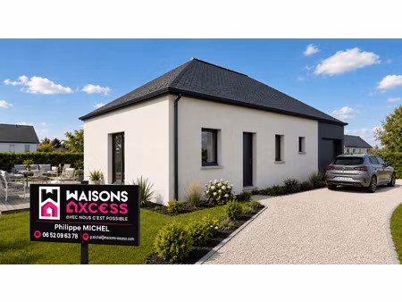 terrain avec maison neuve à vendre