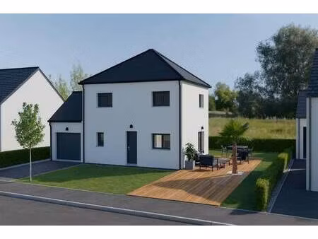 terrain avec maison neuve à vendre